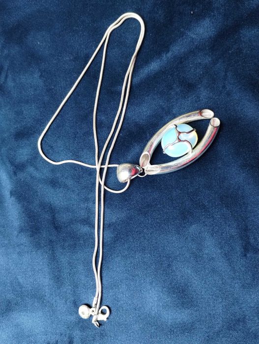 Wisiorek zawieszka łańcuszek metaloplastyka