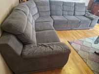 Szara sofa rodzinna