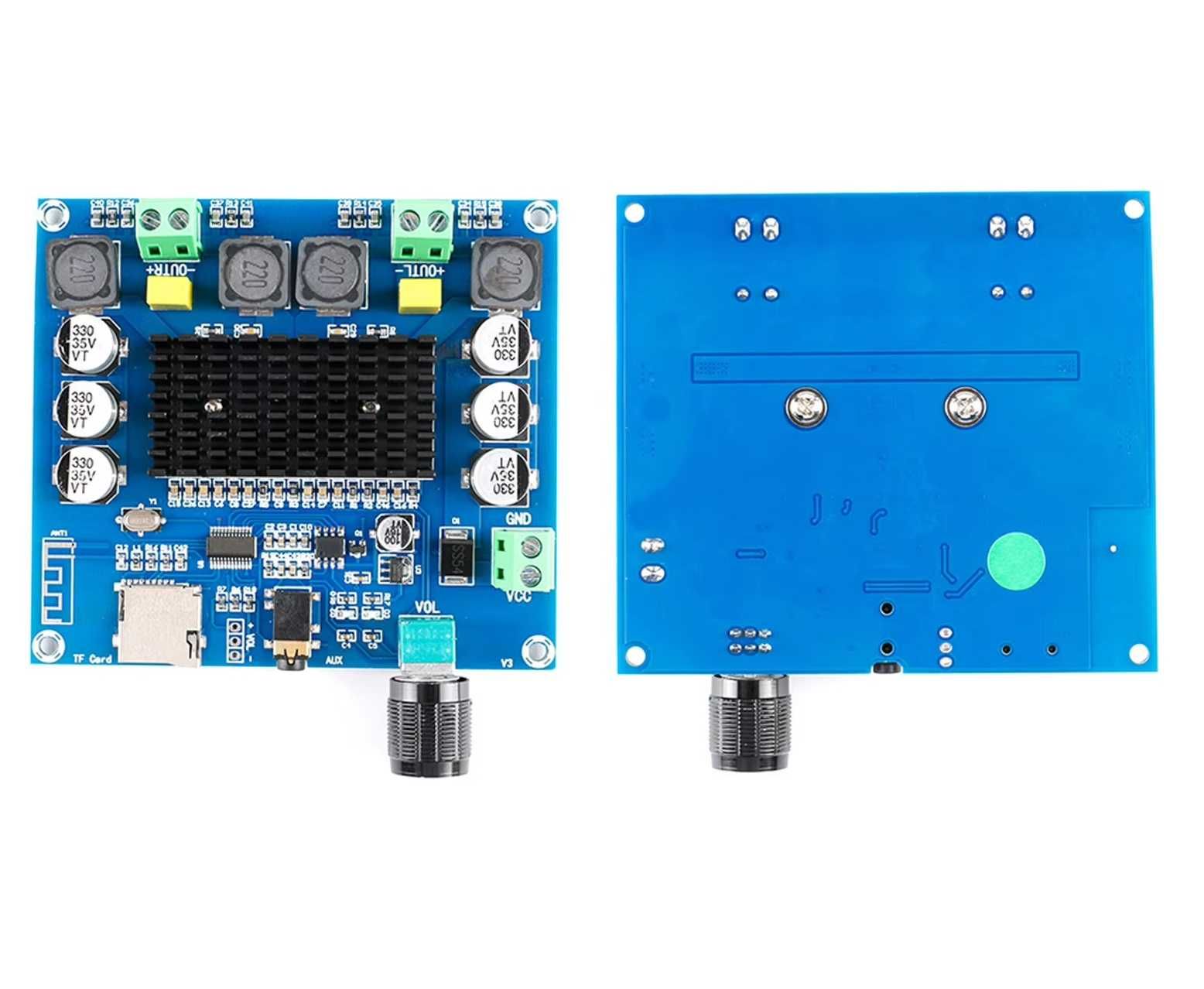 Аудіо підсилювач звуку D-класу XH-A105 TDA7498 2 x 100 Вт SD Bluetooth