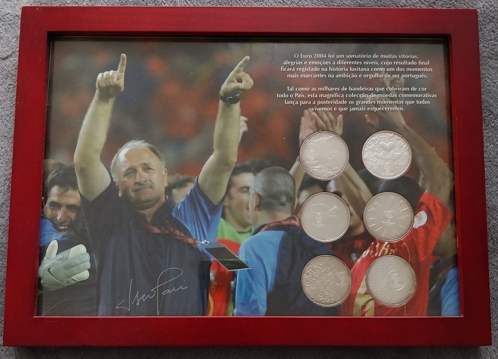Moedas 8€ colecao euro 2004