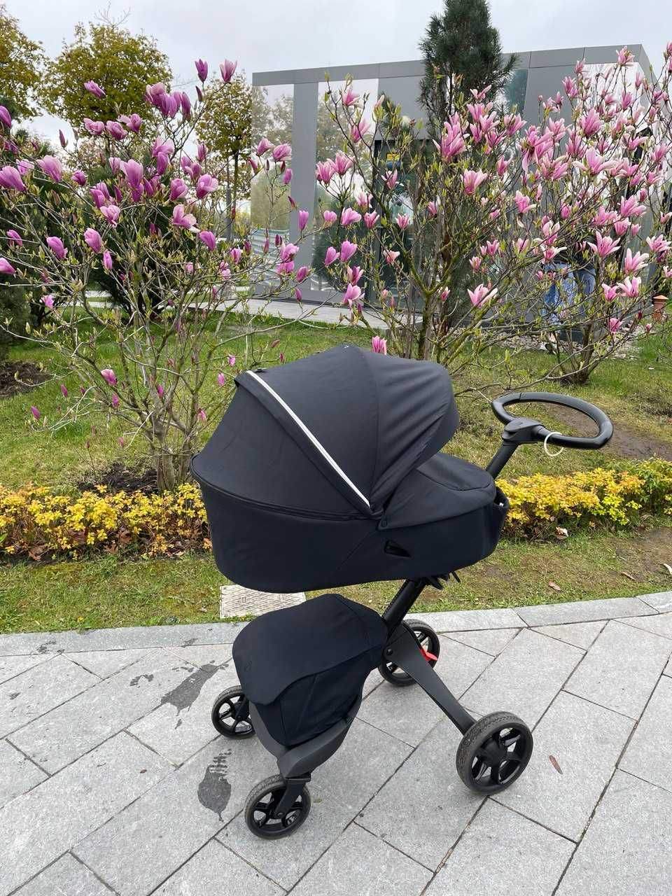 Коляска 2 в 1 Stokke Xplory X Black + додаткові аксесуари