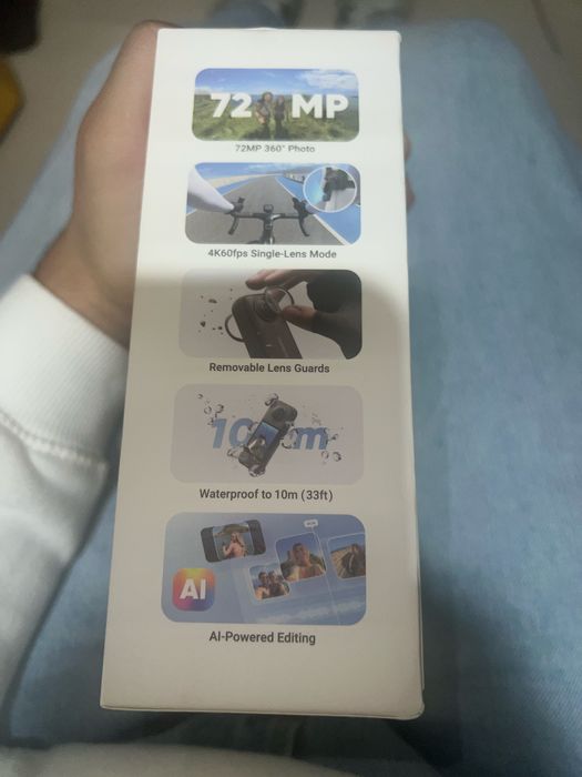 Insta 360 x4 + acessórios mota - com garantia