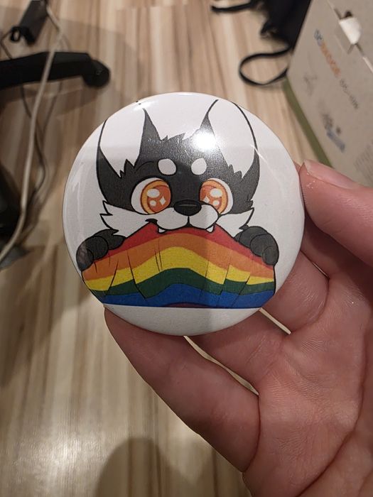 Przypinka furry fursuit pin