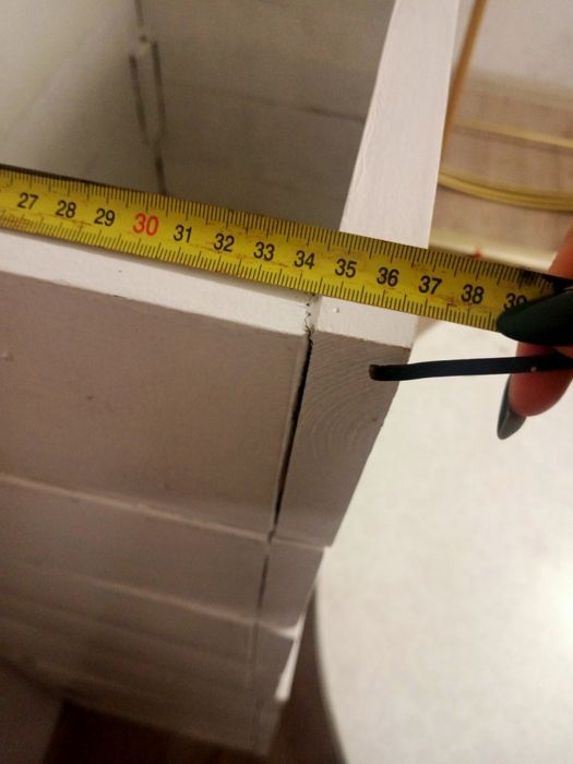 Skrzynia na kwiaty biała