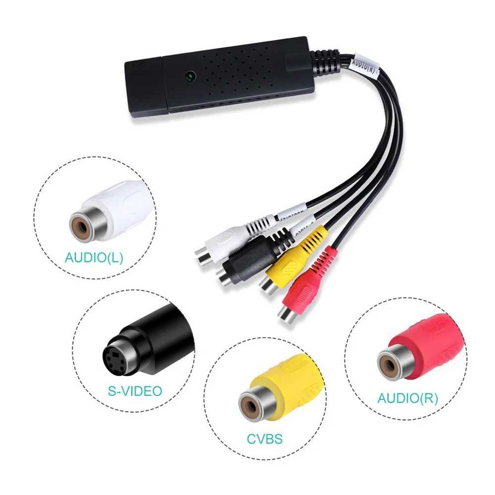 USB карта видеозахвата EasierCap оцифровка оцифровка видео VHS DVD