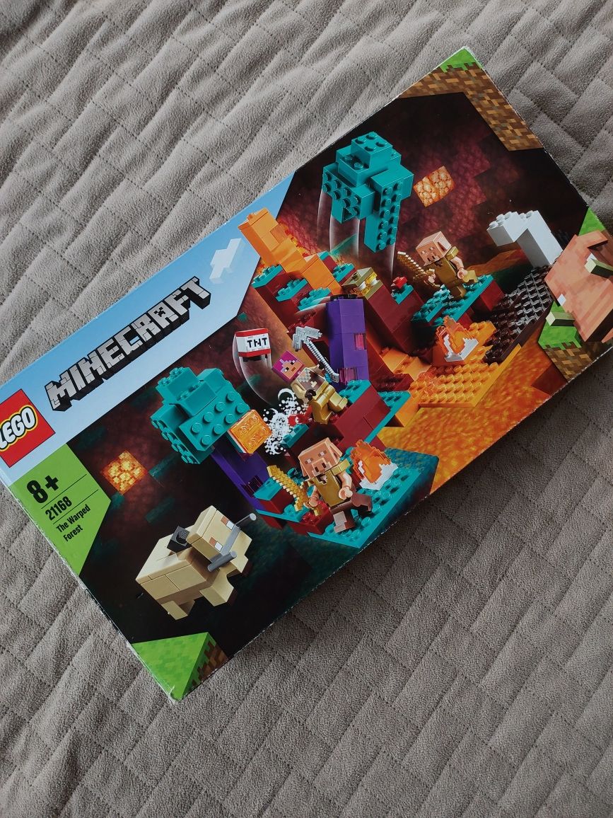 Klocki Lego Minecraft 21168, Spaczony las, The Warped Forest