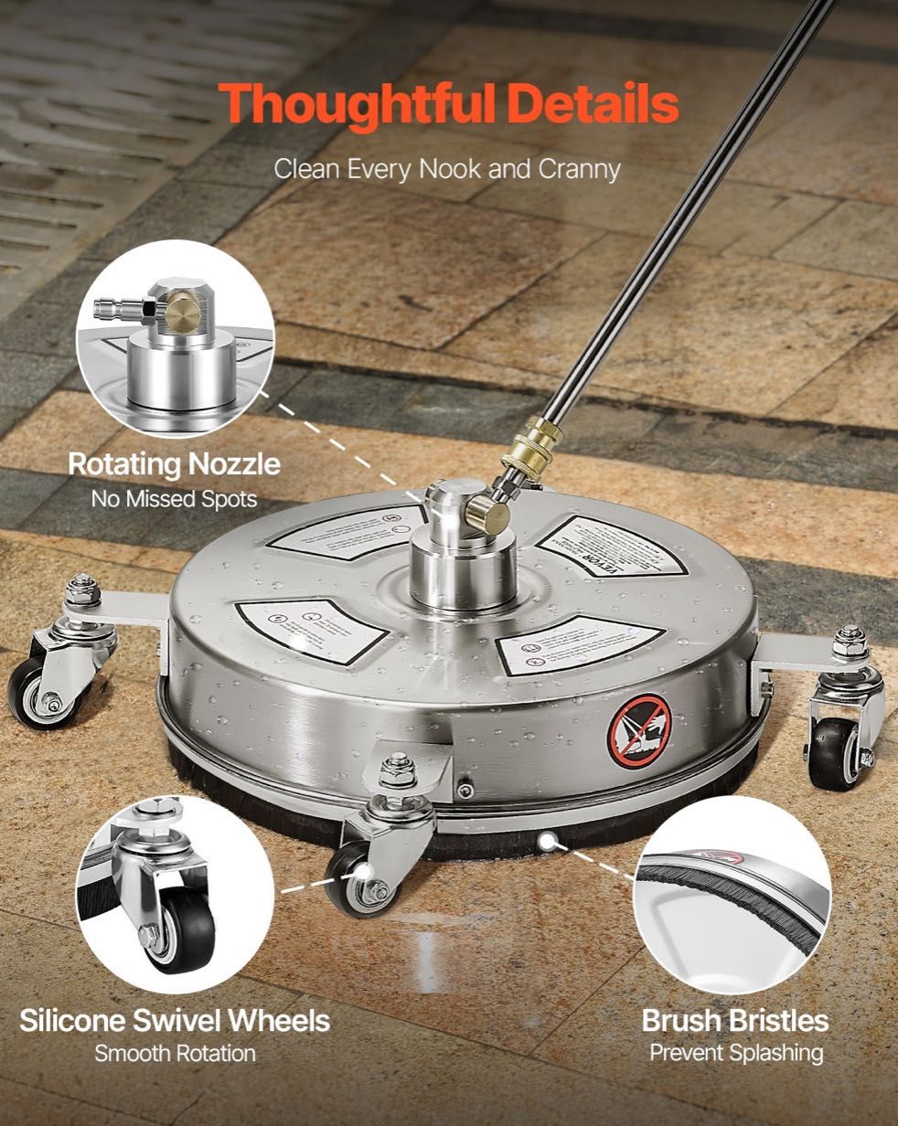 MOCNA Myjka DO Kostki KARCHER 4000PSI Talerz DO Mycia Uniwersalna