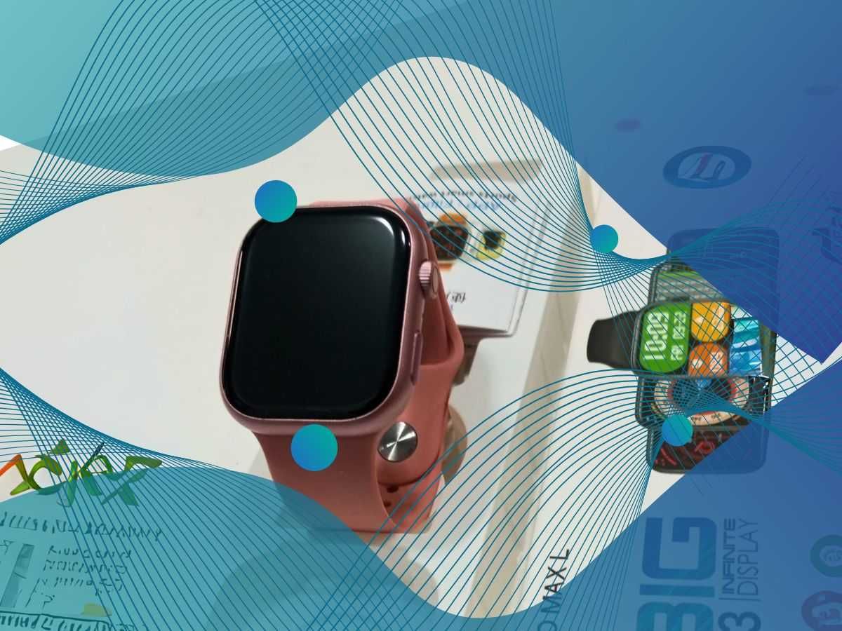 Smartwatch T900 PRO MAX Branco, Preto e Rosa