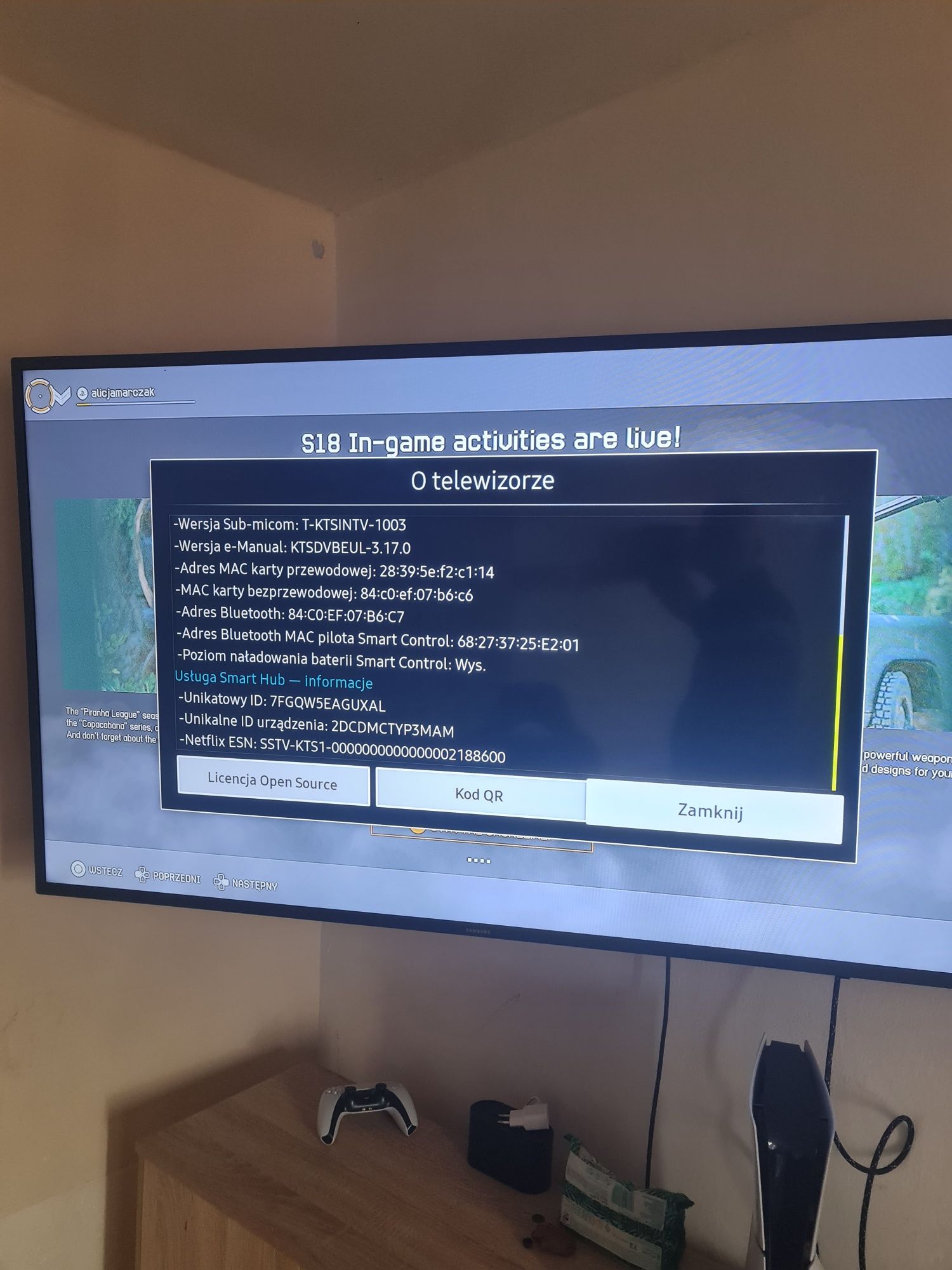 Smart tv samsung 55 cali