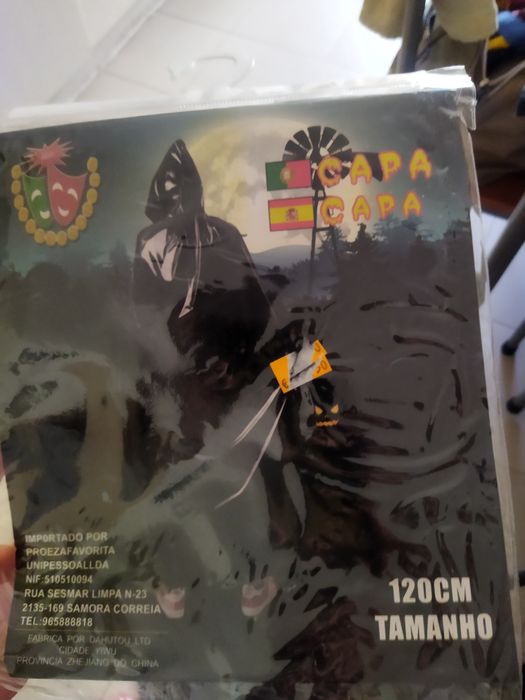 Máscara  terror capa