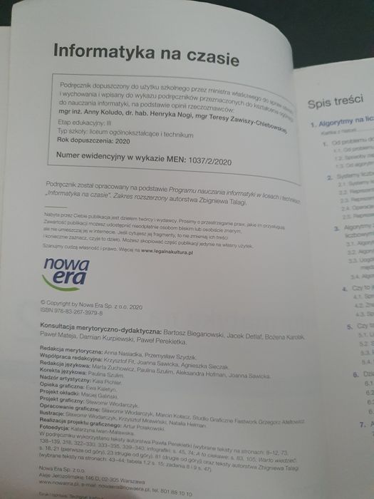 Informatyka na czasie 2 zakres rozszerzony