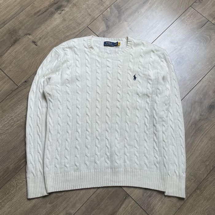 Светр Ralph Lauren. Базовий светр Polo ralph lauren крупної вязки