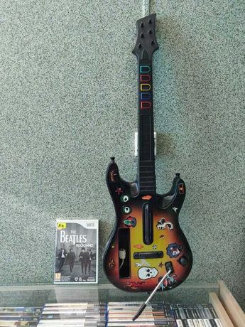 Gitara guitar hero Wii + the Beatles wii