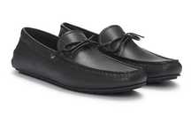 HUGO BOSS skórzane męskie mokasyny NERO /BLACK NOWE