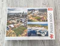 nowe puzzle TREFL 1000/ z widokami na AWFiS w Gdańsku