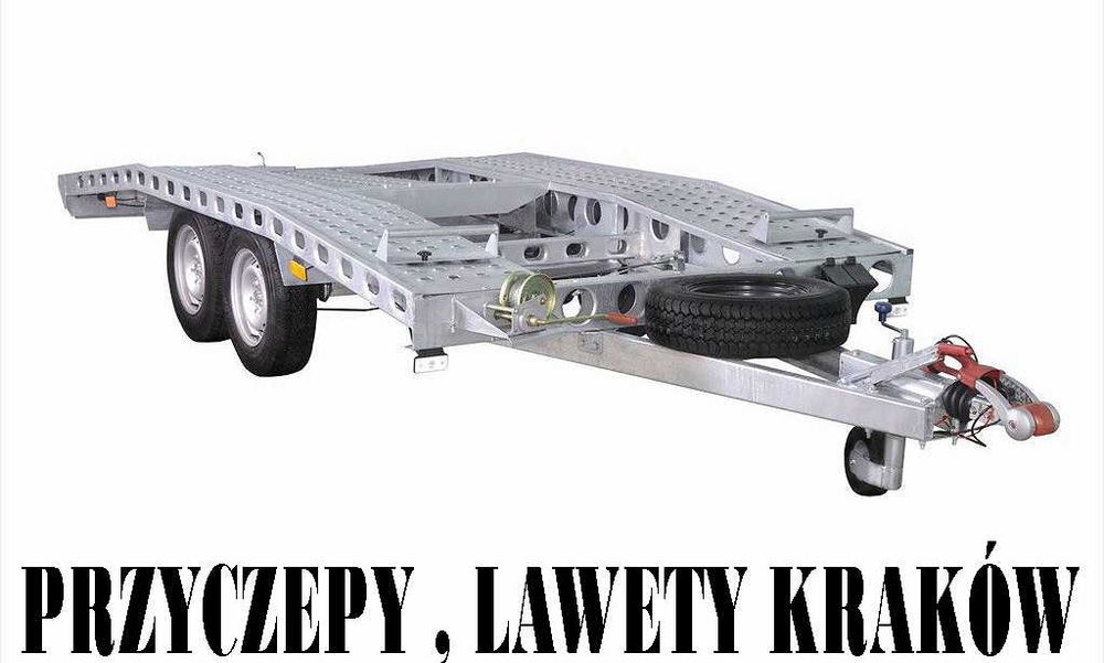 Przyczepa dłużyca 6,1 m długie elementy wynajem wypożyczalnia lekka 24