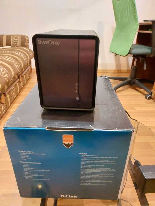 Мережеве сховище NAS D-Link DNS-325 ( 4 терабайта)