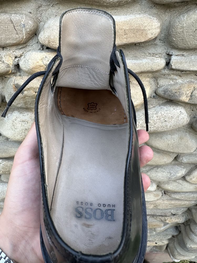 Мужские кожаные туфли HUGO BOSS/Hugo Boss/Чоловічі шкіряні туфлі Hugo