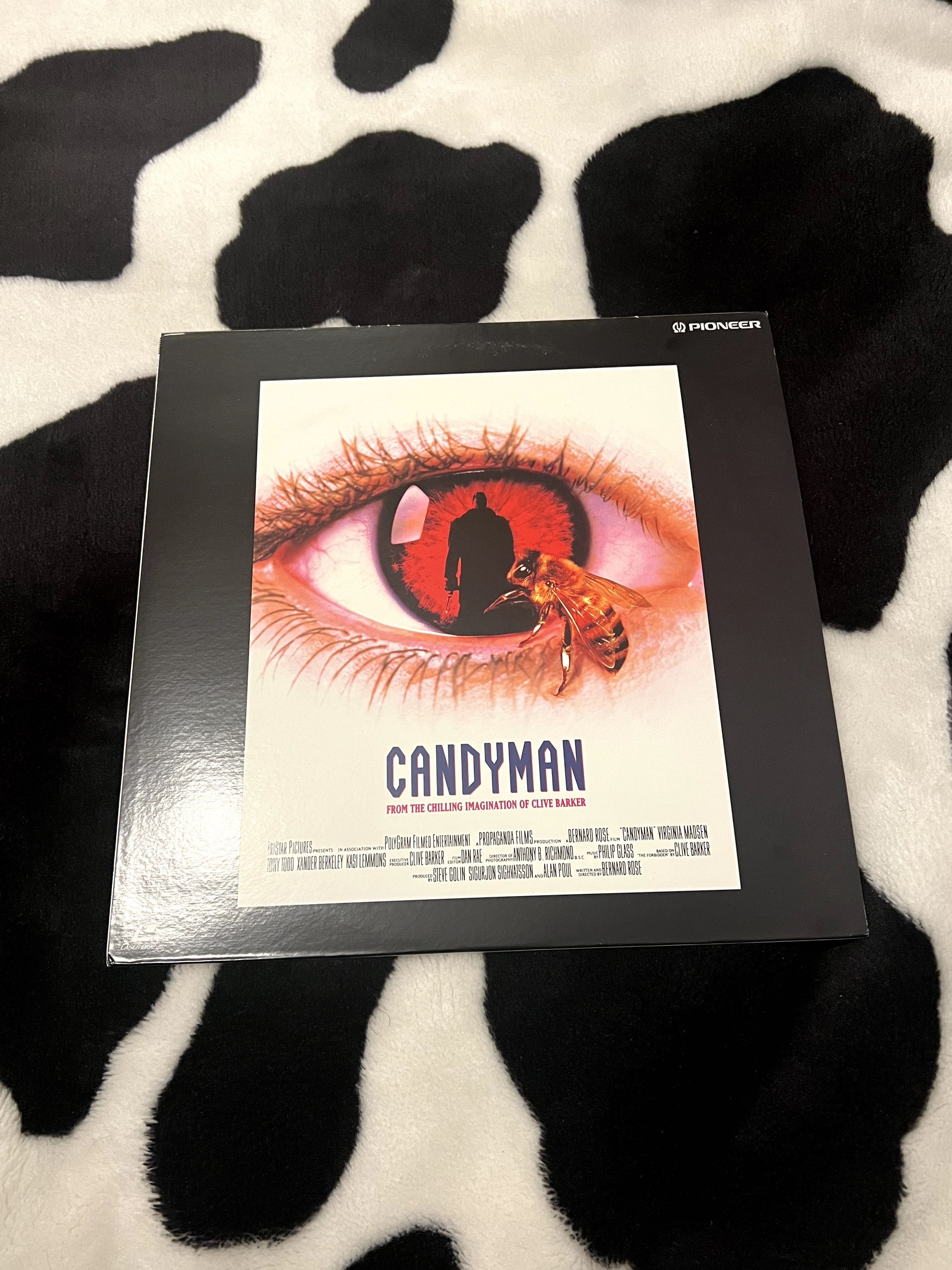 Laserdisc Candyman (1992) – Clive Barker, Tony Todd – Japan LD, NTSC
