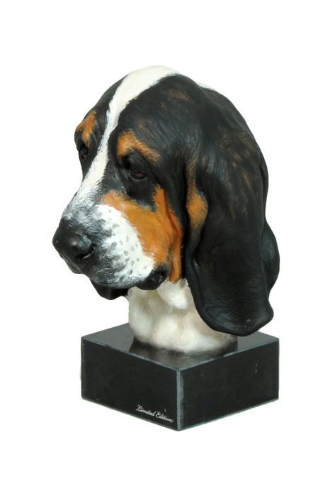 Basset Hound I ręcznie pomalowana statuetka Art-Dog