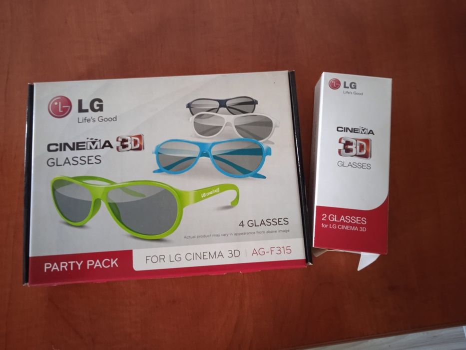 Okulary 3D LG - 6 szt