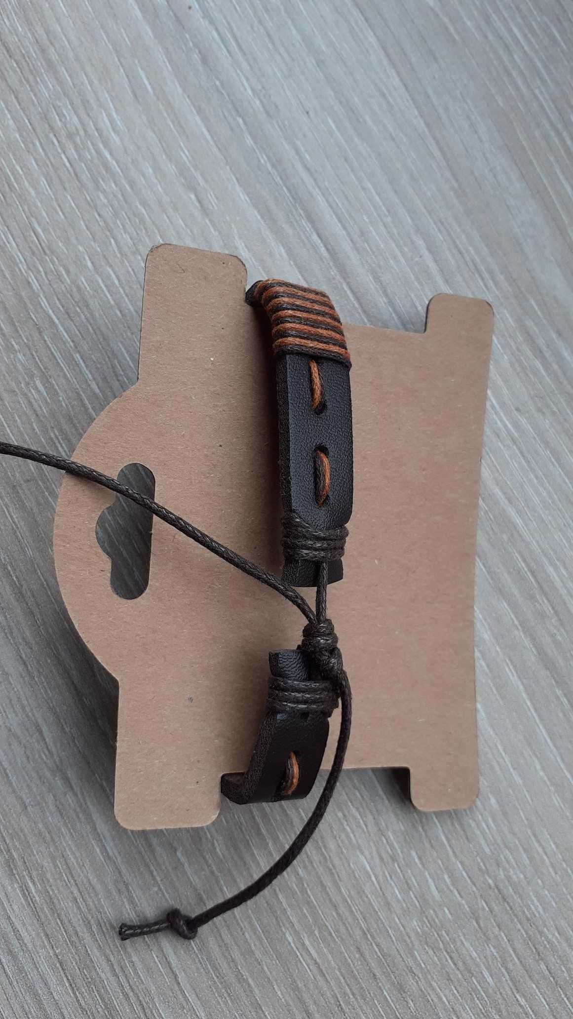 Pulseira cabedal castanha NOVO