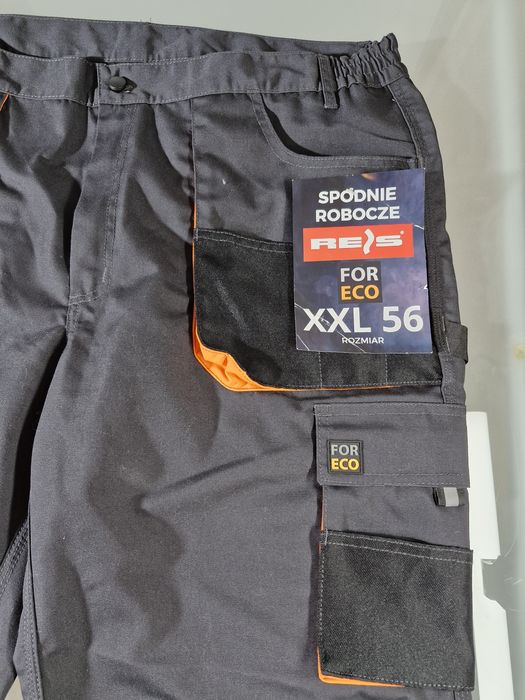Spodnie Robocze Ochronne Reis ForEco Workmann Rozmiar 56 XXL