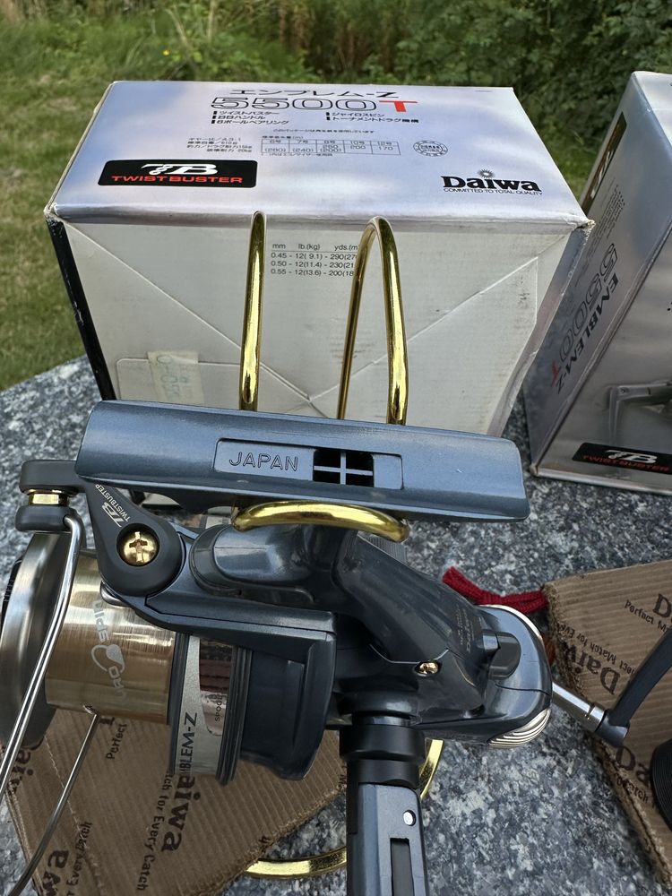 2 x Daiwa Emblem z5500t Nowe! 6łożysk Made in Japan!!!