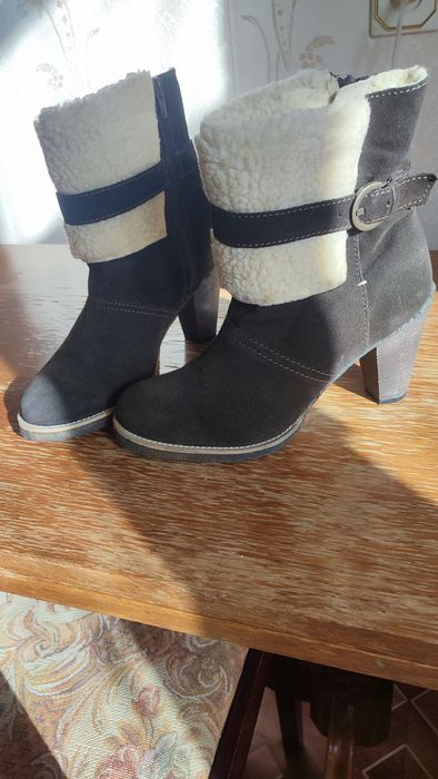 Жіночі зимові получоботи, повністю натуральні