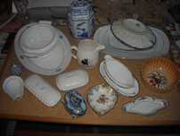Diversas loicas antigas Sacavem, Coimbra, Vista Alegre, Limoges, etc