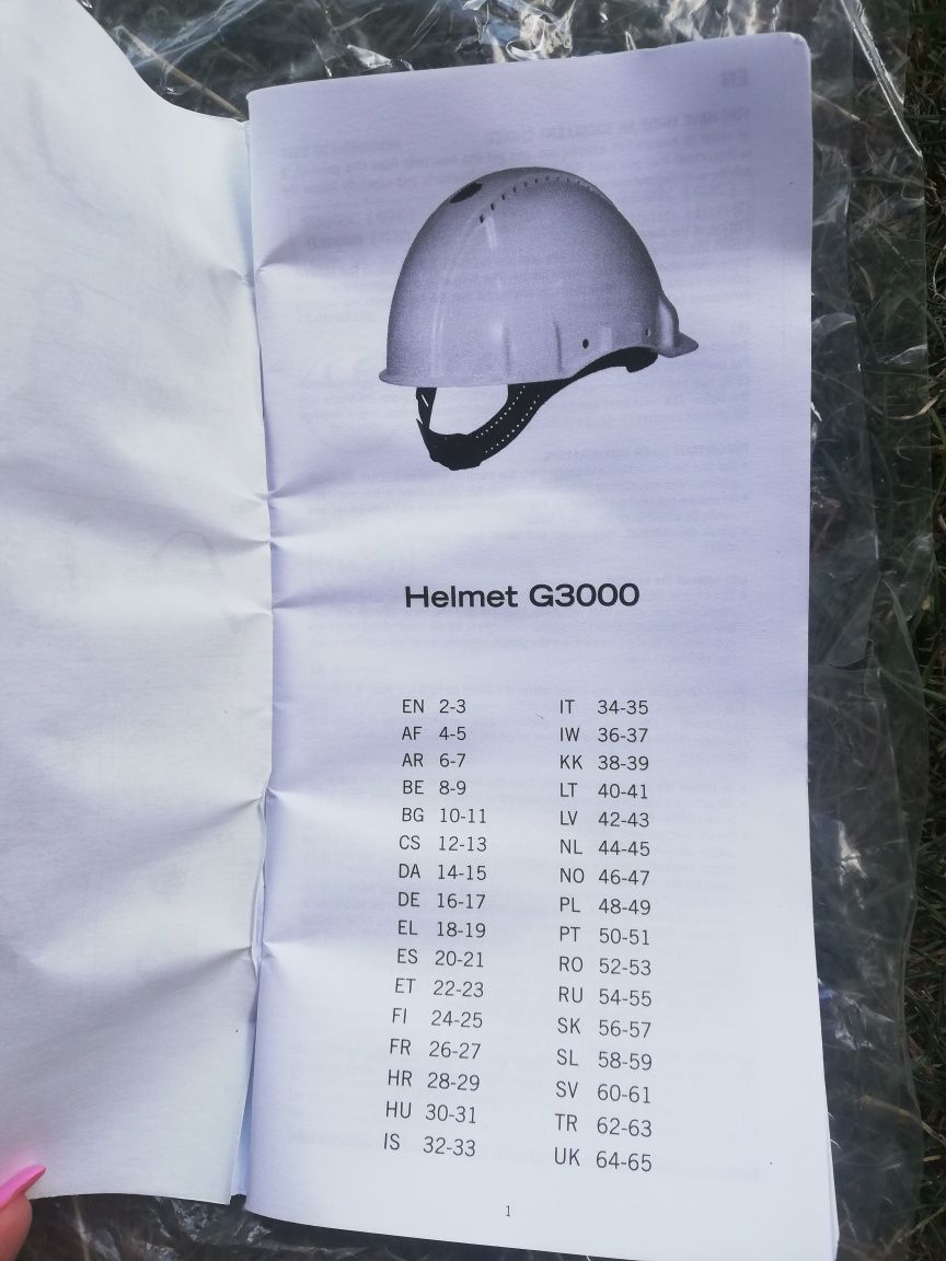 hełmn kask budowlany 3M w G3000