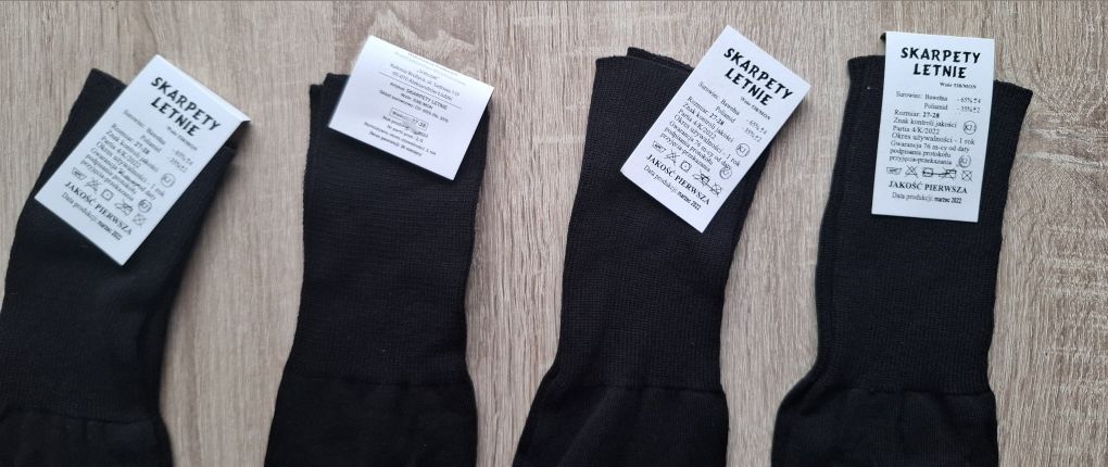 Skarpety letnie wojskowe Wzór 538/MON Rozmiar 27-28
