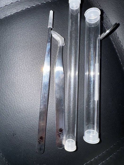 Матеріали для нарощування вій, пінцет, вії