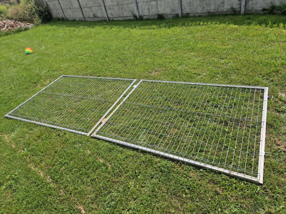 Brama budowlana ocynk plus słupki