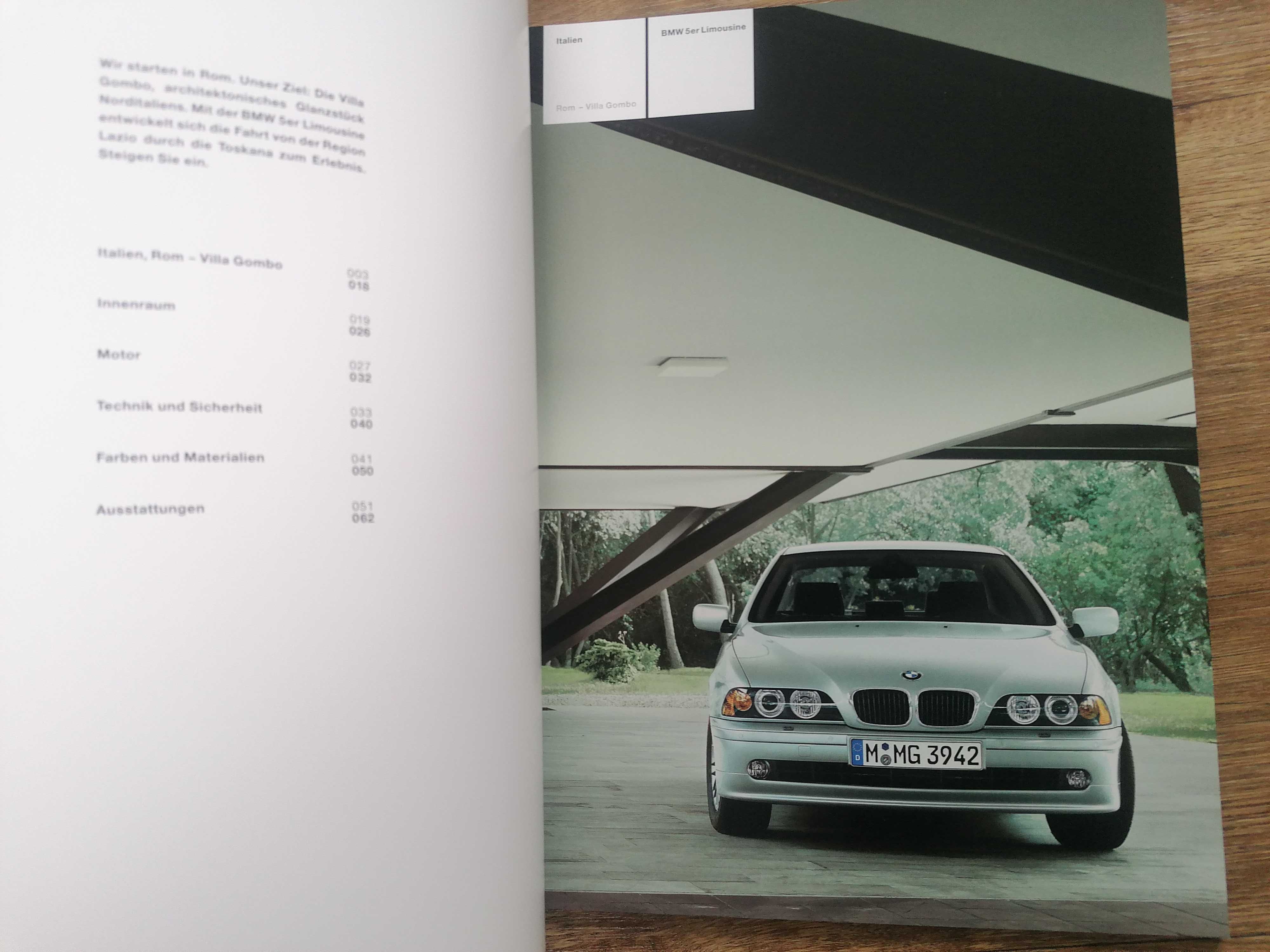 Prospekt BMW 5 E39 Sedan