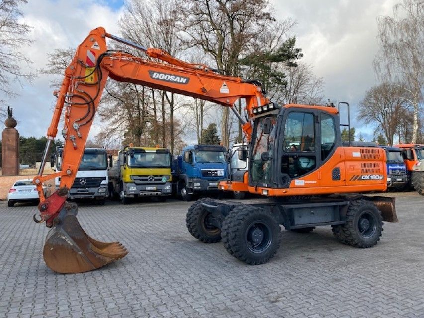 Doosan DX 160 W-3 koparka kołowa 17 ton, z Niemiec  3634 NR-REF., DOOSAN DX 160 W-3 koparka kołowa 17 ton