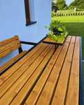 Meble ogrodowe/tarasowe w stylu LOFT metal-drewno