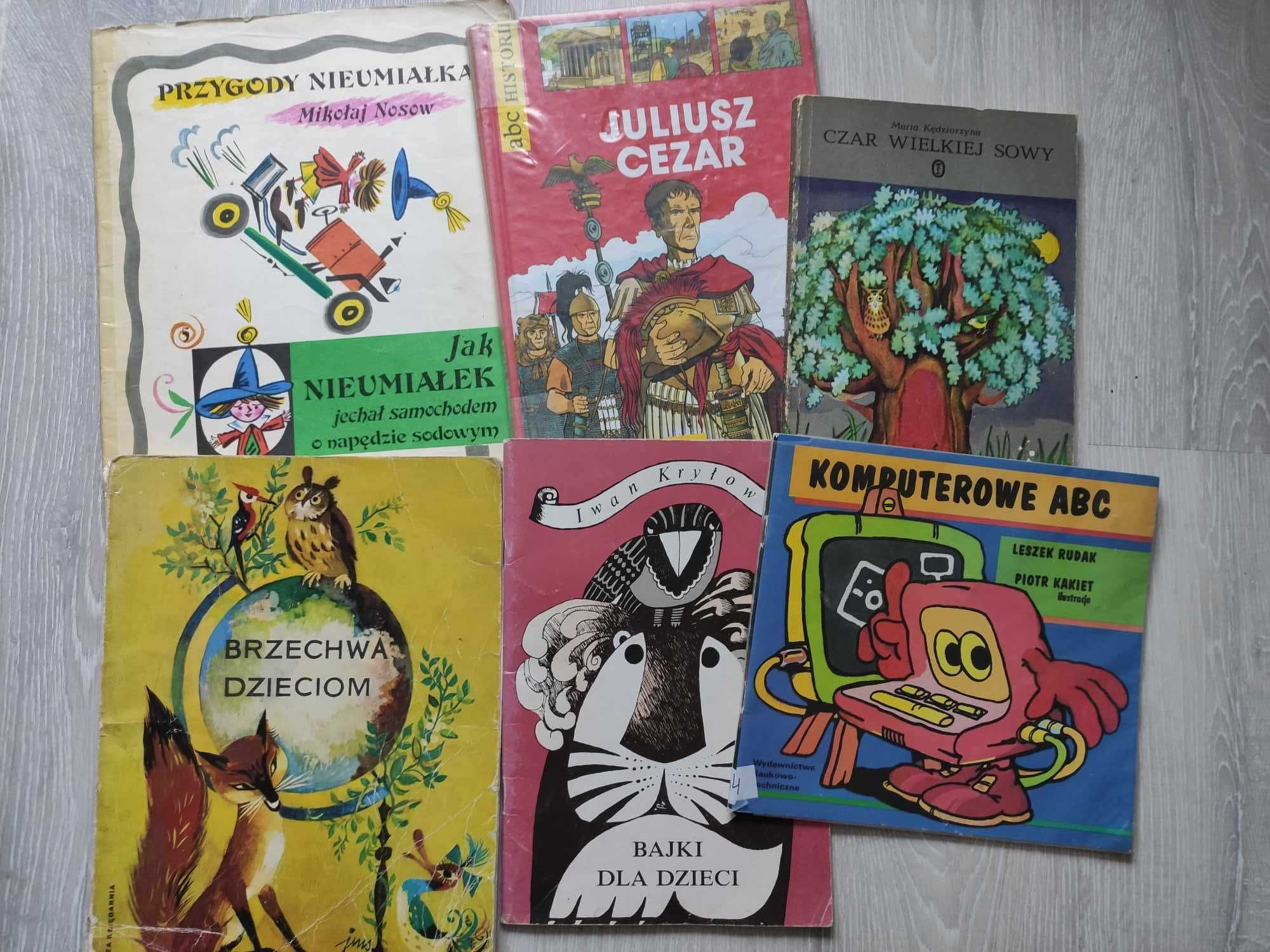 Zestaw książek dla dzieci PRL