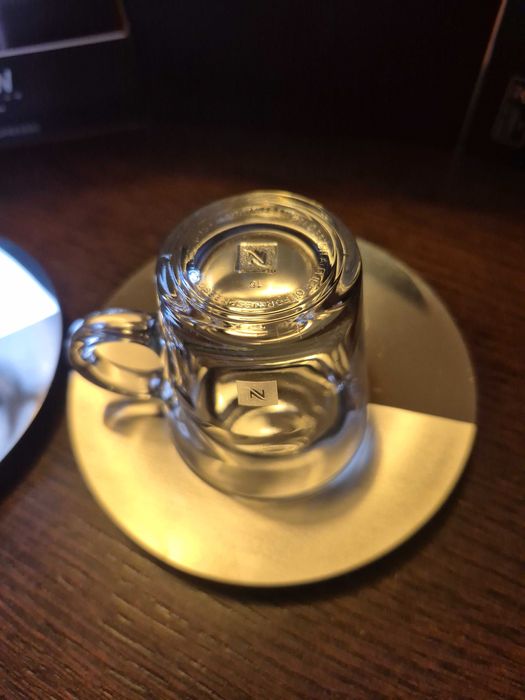Szklaneczki do espresso firmy Nespresso