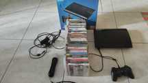 PS 3 500 gb + 30 jogos e acessórios