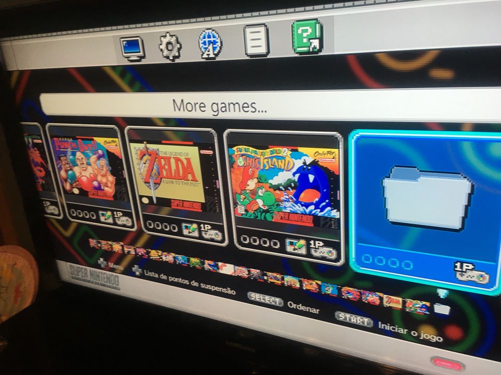 Consola super nintendo mini classic - 330 jogos