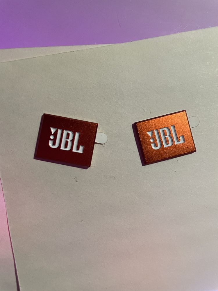 JBL Metalowe naklejki JBL