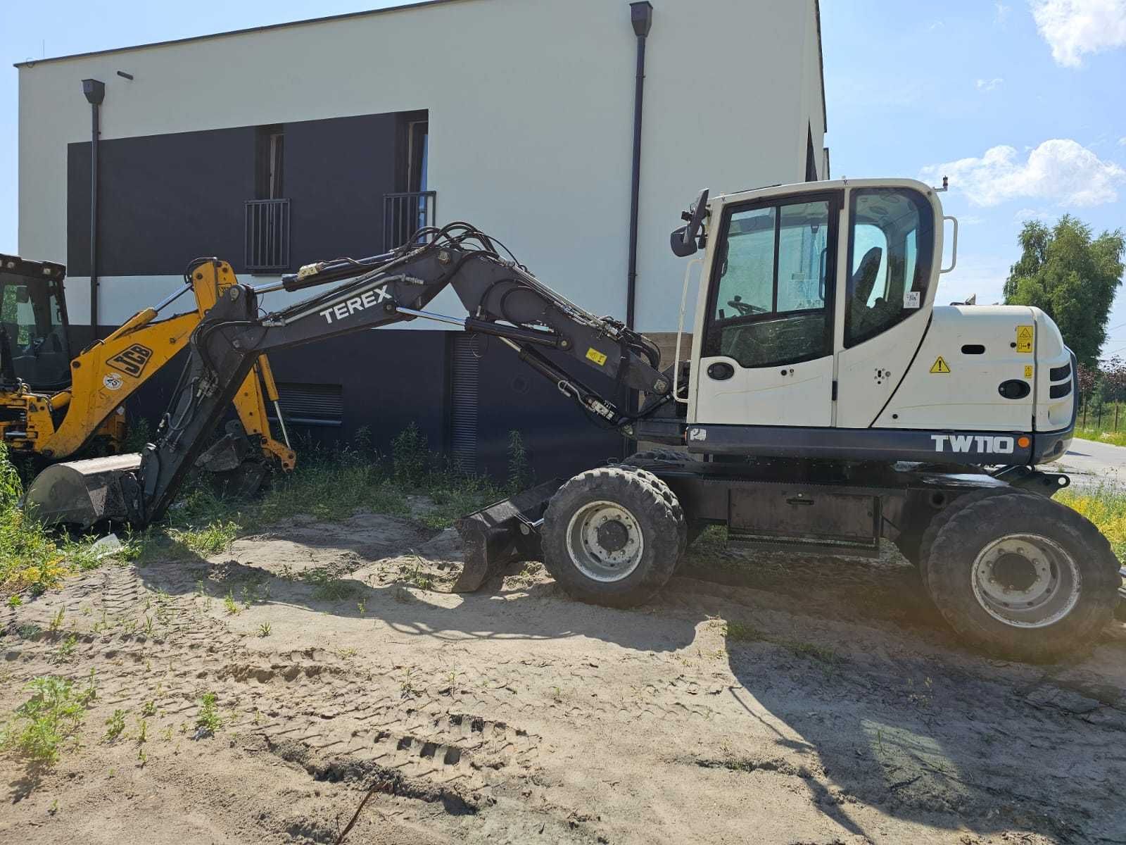 Koparka obrotowa kołowa Terex