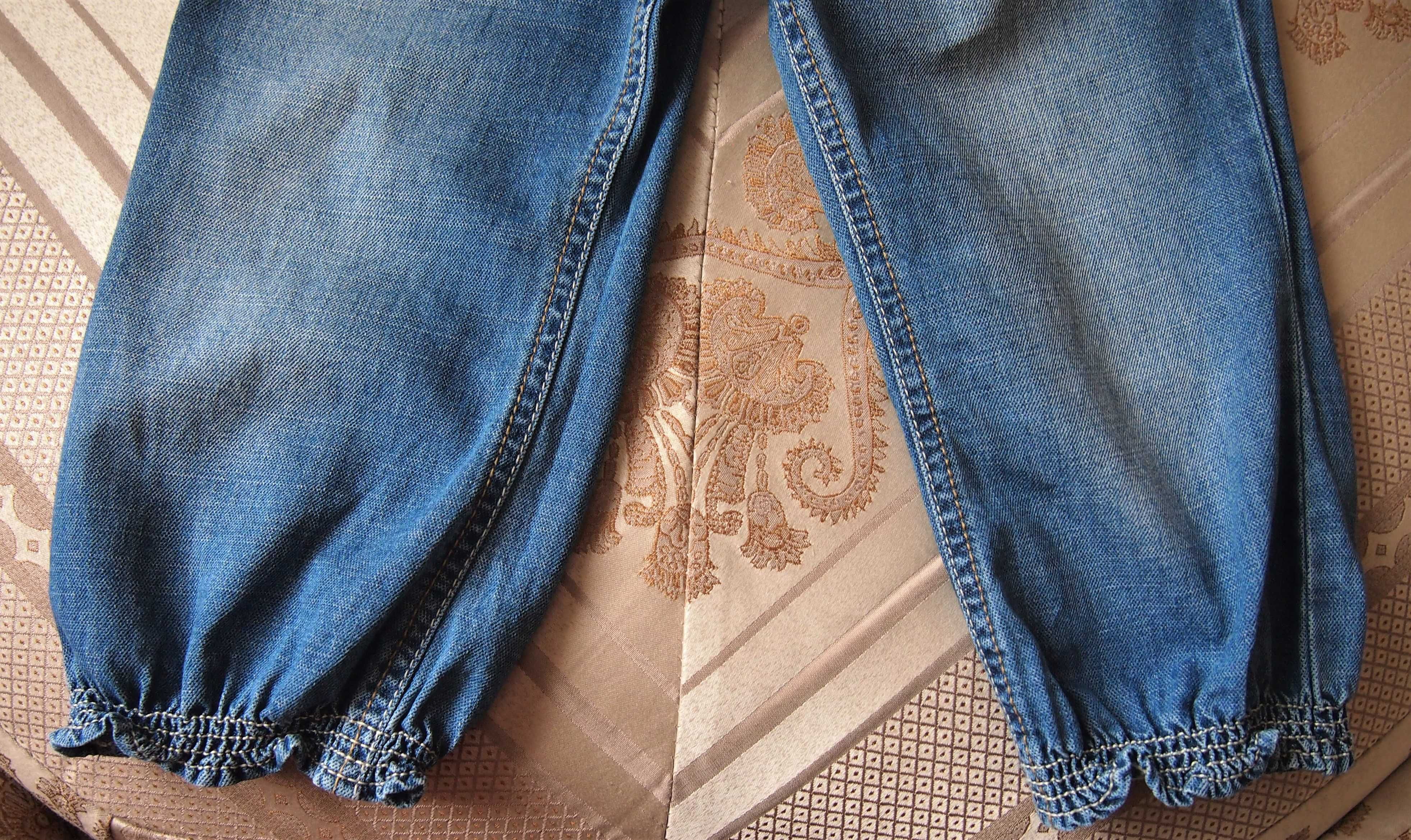 Летний стильный джинсовый комбинезон, ромпер S.Oliver рост 122
