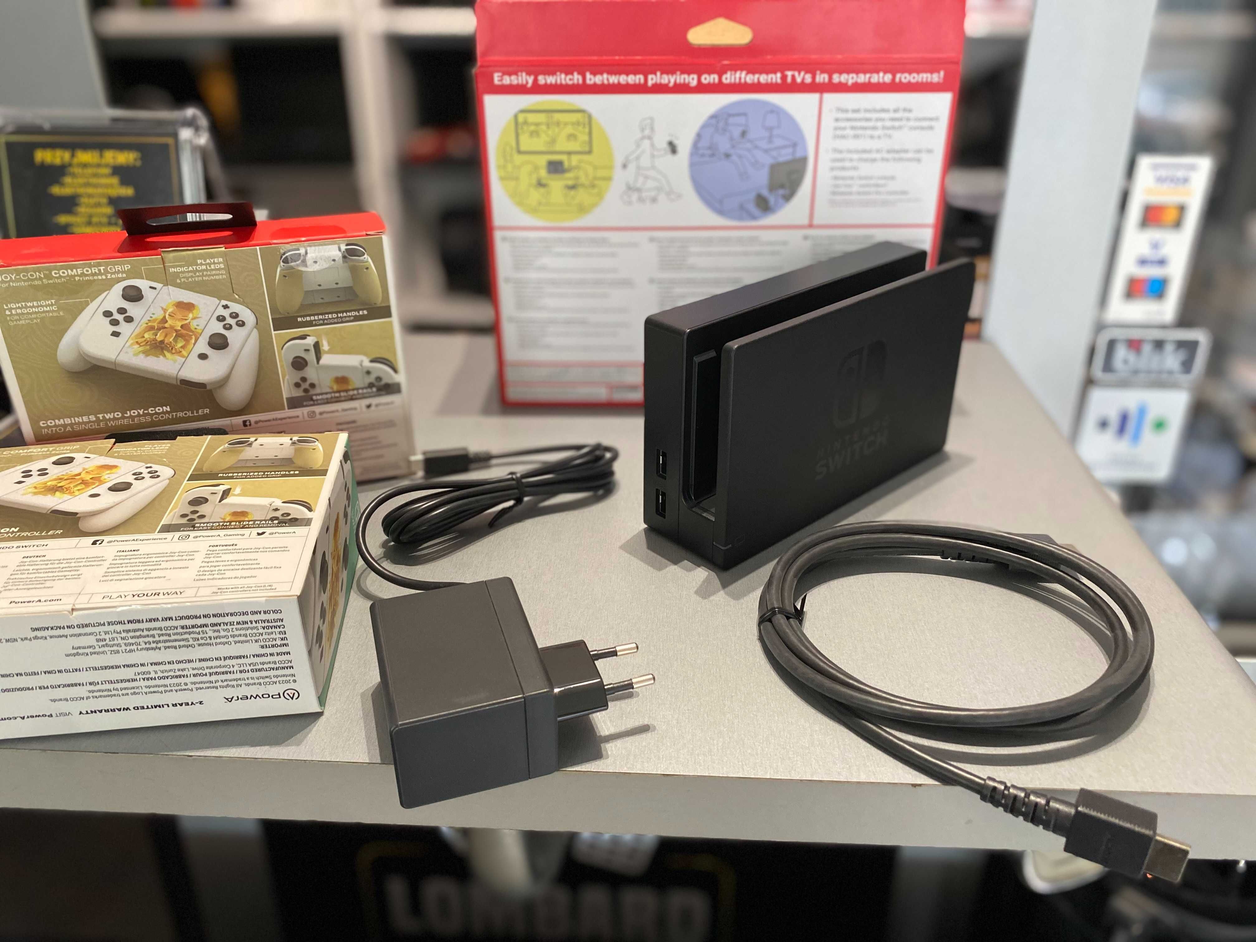 Nintendo Switch Dock Set Charging system+ joy-con zelda
