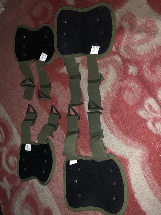Наколінники та налокотники Combat тактичні військові оливкові