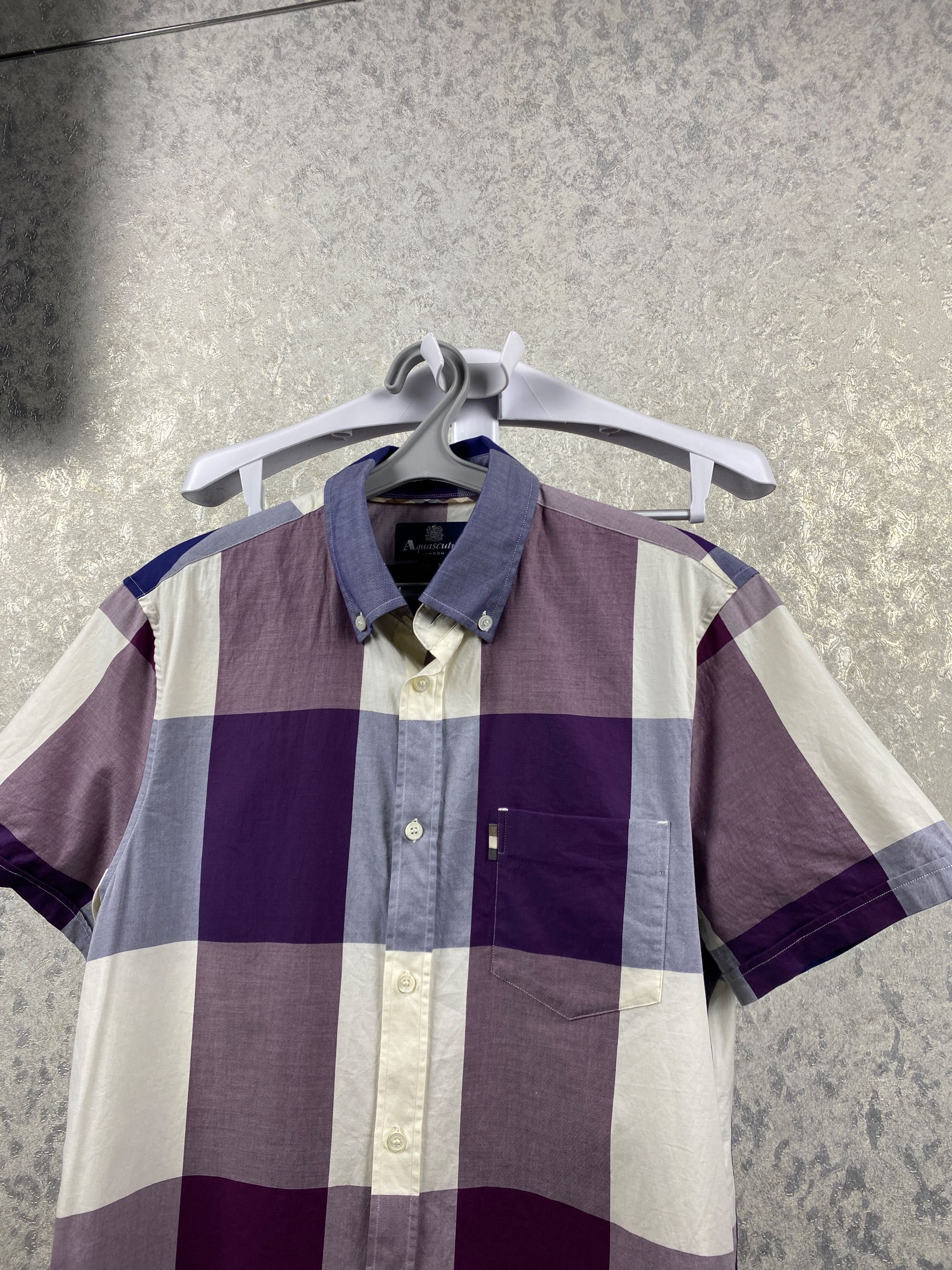 Мужская рубашка до короткого рукава Aquascutum M