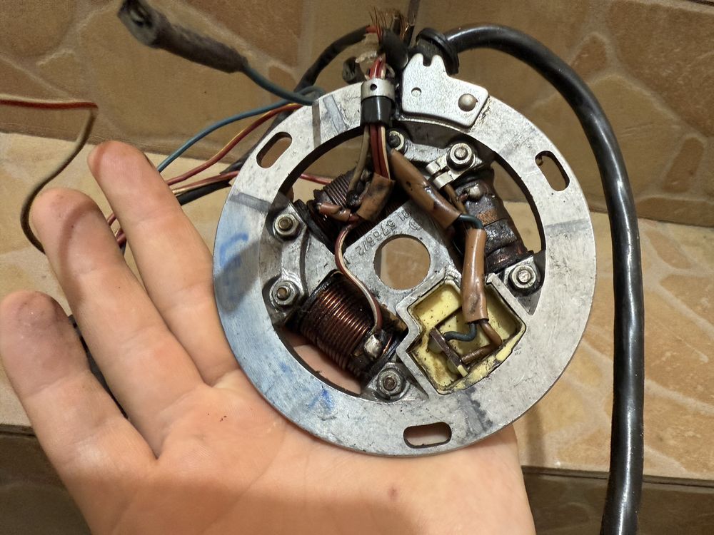 Stator iskrownik Elektronik 6V Simson S51 SR50 S53 S50 org DDR wysyłka