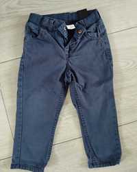 Spodnie jeansowe dla chłopca H&M 12-18 r.86