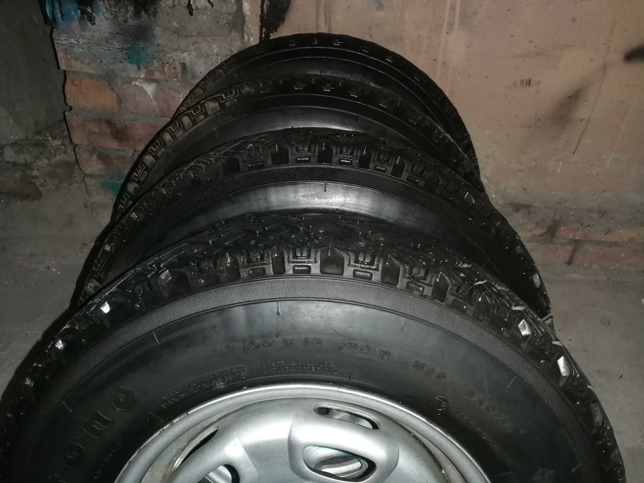 Sprzedam  koła 4x100x13'' felgi stalowe,  opony zimowe.